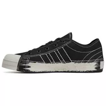 Adidas Y-3 Nizza Low черные кроссовки унисекс с тальком JQ2448 39