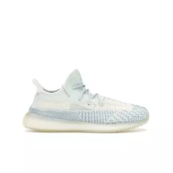 adidas Yeezy Boost 350 V2 Kids Cloud Белые детские кроссовки с антибликовым покрытием FW3051