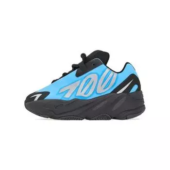 Adidas Yeezy Boost 700 MNVN Infant Bright Cyan Детские кроссовки Синие GZ3081 25