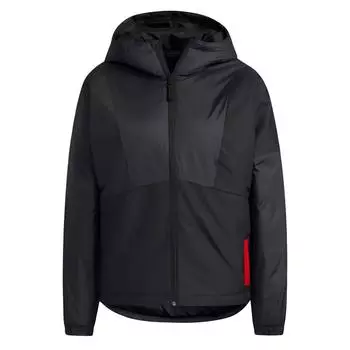 Adidas Женская куртка Cny Pad, уличное пальто с капюшоном, женские куртки, черный цвет GN7581 S