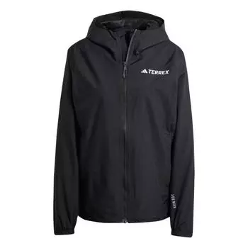 Adidas Женская куртка Multi 2L Rain.Rdy для занятий спортом на открытом воздухе с капюшоном Куртки Черный JN8813 S