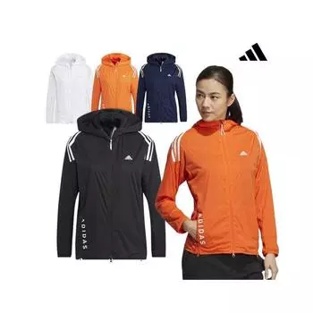 Adidas Женская куртка Windlady с капюшоном и застежкой-молнией S 3S Hg8257 Hg8258 Hg8260 Hg8261 navy/M