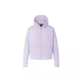 Adidas Женская легкая куртка с капюшоном и защитой от ультрафиолета с логотипом, женские куртки Lavender-Ice IW9433 M