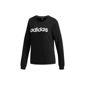 Adidas Женская трикотажная спортивная толстовка с принтом Neo Logo American Style, черная DW7953 XL