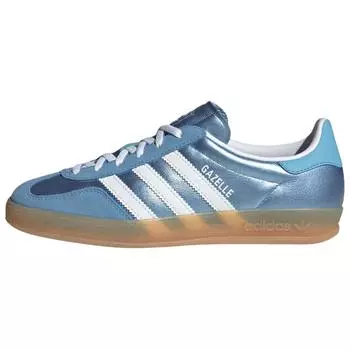 Adidas Женские кроссовки Gazelle Indoor Blue Metallic Gum Cloud-White JS1407 36