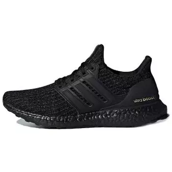 Adidas Женские кроссовки Ultra Boost 4.0 Triple Black Gold 36.5