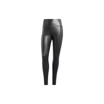 Леггинсы из искусственной кожи Adidas Originals женские, черные IY9022 S