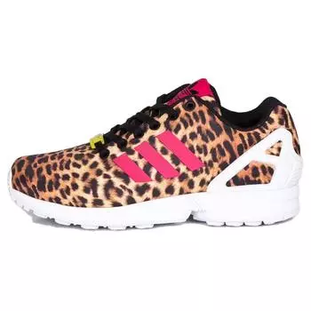 Adidas ZX Flux Leopard Женские кроссовки Brown Black Vivid-Berry M21365