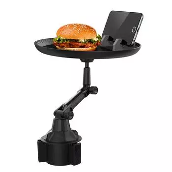 Adjustable Car Cup Holder Tray