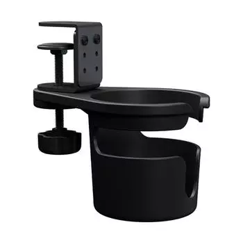Adjustable Desk Cup Holders for Coffee and Water Clip On Table Drink Holders with 360 Degree Rotation Daily Use