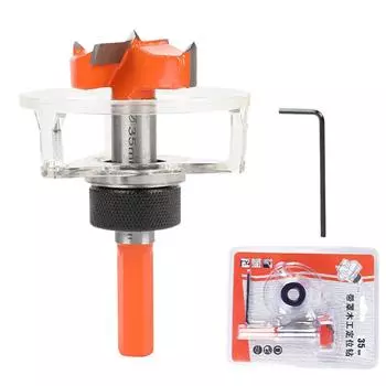Adjustable Hole Saw for Wood Carpenter Tools Round Hole Opener Hand Tools Hole Cutter Punching Saw Drill Tool Woodworking Tools оранжевый
