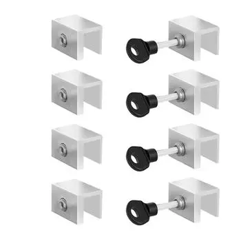 Adjustable Sliding Window Stops Security Window Locks with Keys for Vertical and Horizontal Sliding Windows Enduring A