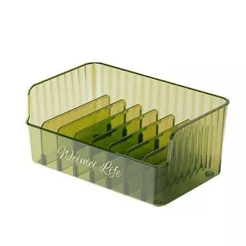 Adjustable Spice Seasoning Storage Box Plastic Spice Dispensing Organizer Kitchen