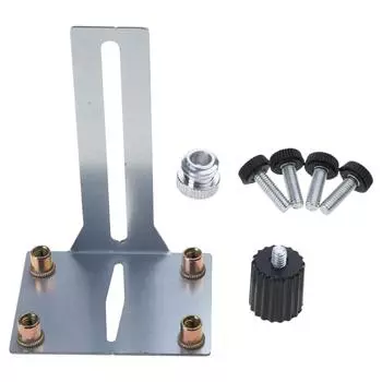 Adjustable Wall Mount Level Holder Rack Portable with Magnetic Base for Secure Positioning Construction and DIY Projects