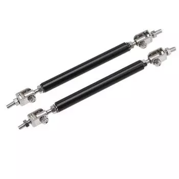 Adjustal Car Front Bumper Lip Splitter Rod Strut Tie Bar Support Kit Universal