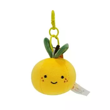 Adorable Simulation Fruit Plush Keychains Fun Fruit Plush Keychains Pendant Sturdy Bag Hangings for Stylish Accessories F