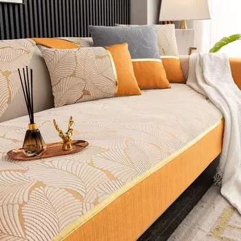 Affordable Luxury Style Chenille Sofa Cushion Four Seasons Universal Non-Slip Sofa Cover Thickened Sofa Covers Universal 70*70cm