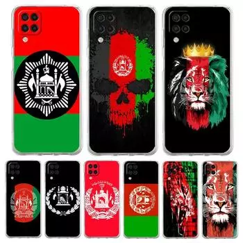 Afghan Afghanistan Flag Clear Phone Case For Samsung Galaxy A51 A71 A21S A12 A11 A31 A41 A52S A32 A01 A03S A13 A22 5G Soft Cover Samsung A01