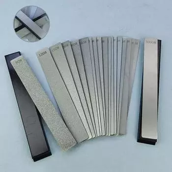 Afiador De Faca De Diamante 180-3000 # Алмазный точильный камень Профессиональный точильный камень для ножей Ferramentas Cozinha De Pedra светло-серый