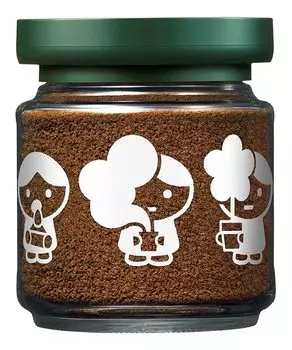 AGF Blendy COFFEE BOY Collaboration Instant Coffee Decoration Jar 80g [Refill Jar] [Coffee that dissolves in water] [Coffee Canister]