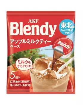 AGF Blendy Potion Apple Milk Tea Base 5 шт. x 12 пакетиков [Концентрированный] [Молочный чай]