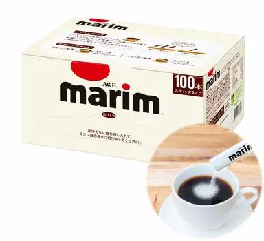 AGF Marim Sticks 100 шт. [кофе с молоком][кофе со сливками]