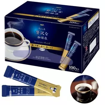 AGF Немного роскошная кофейня Stick Black Special Blend 100 бутылок (АГФ) [Кофе в палочках] [Растворимый кофе]