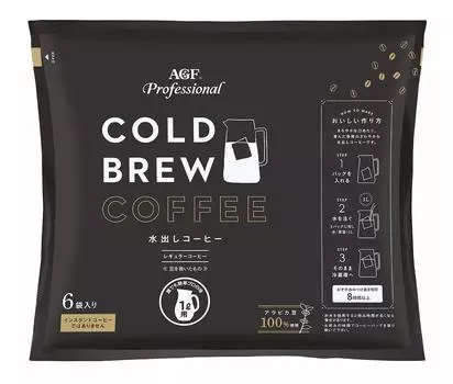 AGF Professional Cold Brew 1L 6 пакетиков [холодный кофе] [холодный кофе]