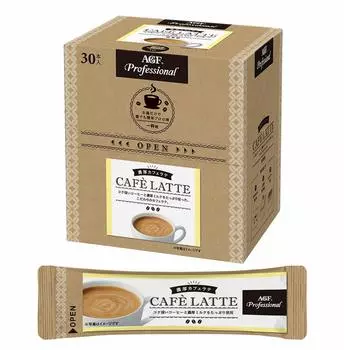AGF Professional Rich Caffe Latte 30 бутылок [кофе в стиках]