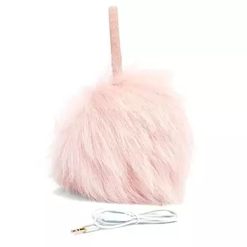 [Agu] earmuffs headphones LONG PILE SHEEPSKIN TECH EARMUFF Pink Crystal [product]