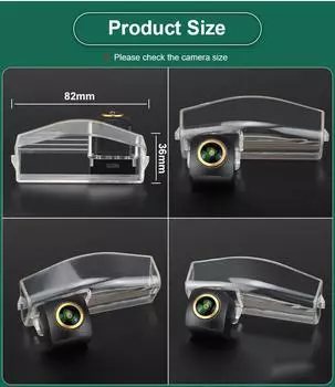 AHD 1080P 170° объектив «рыбий глаз» камера заднего вида для Mazda 3 BK 2003-2009 BL 2009-2013 Mazda2 DE 2007-2015