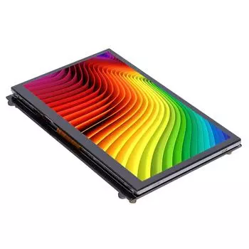 Aibecy 7-дюймовый HD IPS емкостный сенсорный дисплей с разрешением 1024*600, небольшой портативный монитор с 7 Inch