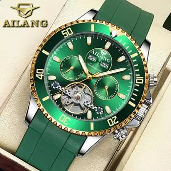 AILANG Новые часы Многофункциональные автоматические механические часы Aqua Ghost Водонепроницаемые часы