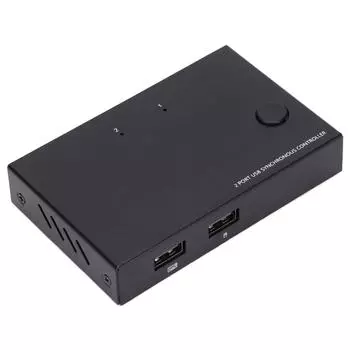 AIMOS KVM-переключатель USB2.0 12 Мбит/с Совместимость Высокопроизводительный чип Переключатель-селектор для Windows для