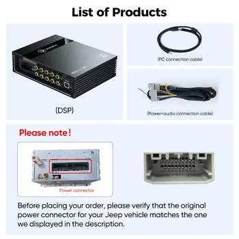 Ainavi P48E DSP для Jeep Grand Cherokee commander wrangler compass процессор Bluetooth автомобильный усилитель 4 канала Automotivo Audio CHINA