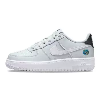 Air Force 1 LV8 GS Have A Nike Day — детские кроссовки Earth White Cool-Grey Black DM0983-001 38.5