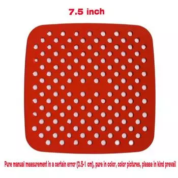 Air Fryer Silicone Mat Kitchen Accessories Non-stick Baking Mat Pastry Tools Accessories Bakeware Oil Mats Cake Grilled Saucer