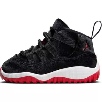 Air Jordan 11 PS Retro TD Bred Бархатные Детские Кроссовки Черный Спортивный Красный Белый HF7808-061 27