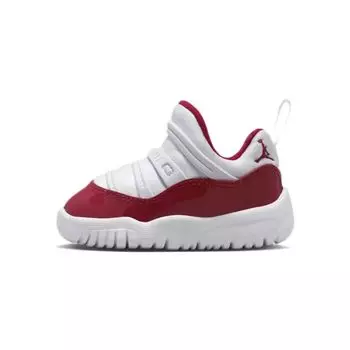Air Jordan 11 Retro Little Flex TD Cherry Детские кроссовки Белый Черный Varsity-Red BQ7102-116 26