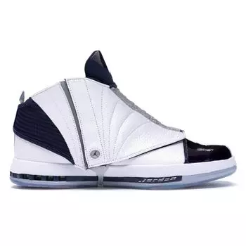 Air Jordan 16 Retro Midnight Navy 2016 Мужские кроссовки белые 683075-106