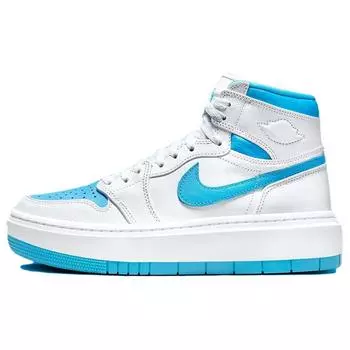 Air Jordan 1 Elevate High White Dark Powder Blue Женские кроссовки DN3253-114