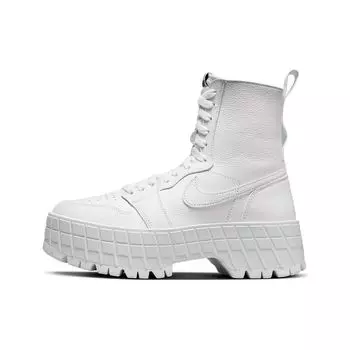 Air Jordan 1 High Brooklyn Triple White женские кроссовки черные FJ5737-111 36