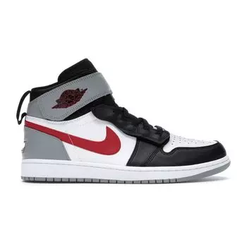 Air Jordan 1 High FlyEase Particle Grey Мужские кроссовки Белый Черный Gym-Red CQ3835-002