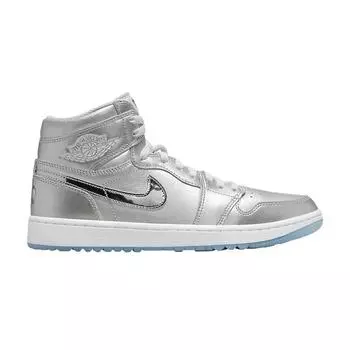 Air Jordan 1 High Golf Gift Giving Pack Кроссовки унисекс Серебристый металлик-Серебристый Photon-Dust FD6815-001 44