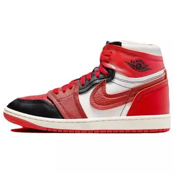 Air Jordan 1 High Method of Make Sport Красные женские кроссовки Dune-Red Black Sail FB9891-600 36.5
