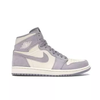 Air Jordan 1 High Premium Atmography Grey Женские кроссовки Кремовые Pale-Ivory Atmosphere-Grey-Pale-Ivory AH7389-101