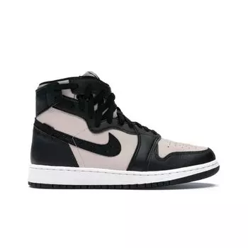 Air Jordan 1 High Rebel XX Siltstone Red Женские кроссовки Бело-Черные AR5599-601