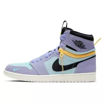 Air Jordan 1 High Switch Purple Pulse Мужские кроссовки Glacier-Blue Sail Black CW6576-500 40