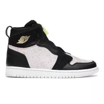 Air Jordan 1 High Zip Silt Red Женские кроссовки Black Metallic-Gold-Phantom-Silt-Red AQ3742-001