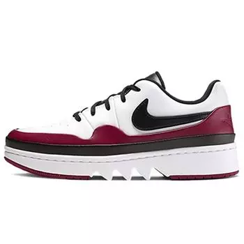 Air Jordan 1 Jester XX Low Noble Red Женские кроссовки Белый Черный CI7815-106